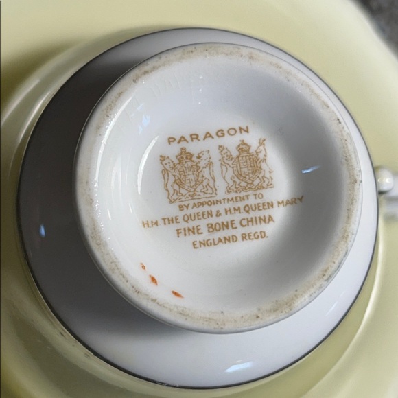 Paragon china company teacup and saucer set